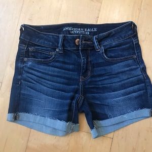 Denim shorts